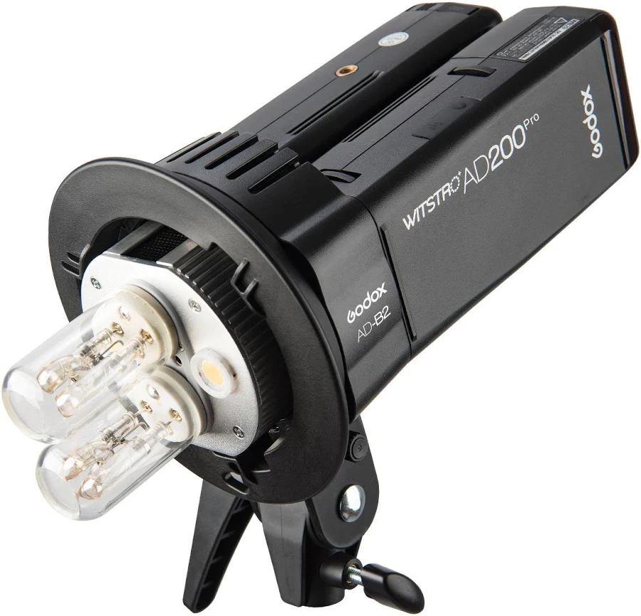 Godox ad200 pro ii twin kit — 400ws with ad-b2 bowens bracket