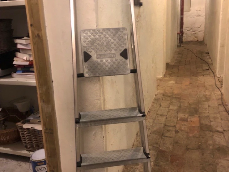 Gardintrapp/trappestige, 4 trinn