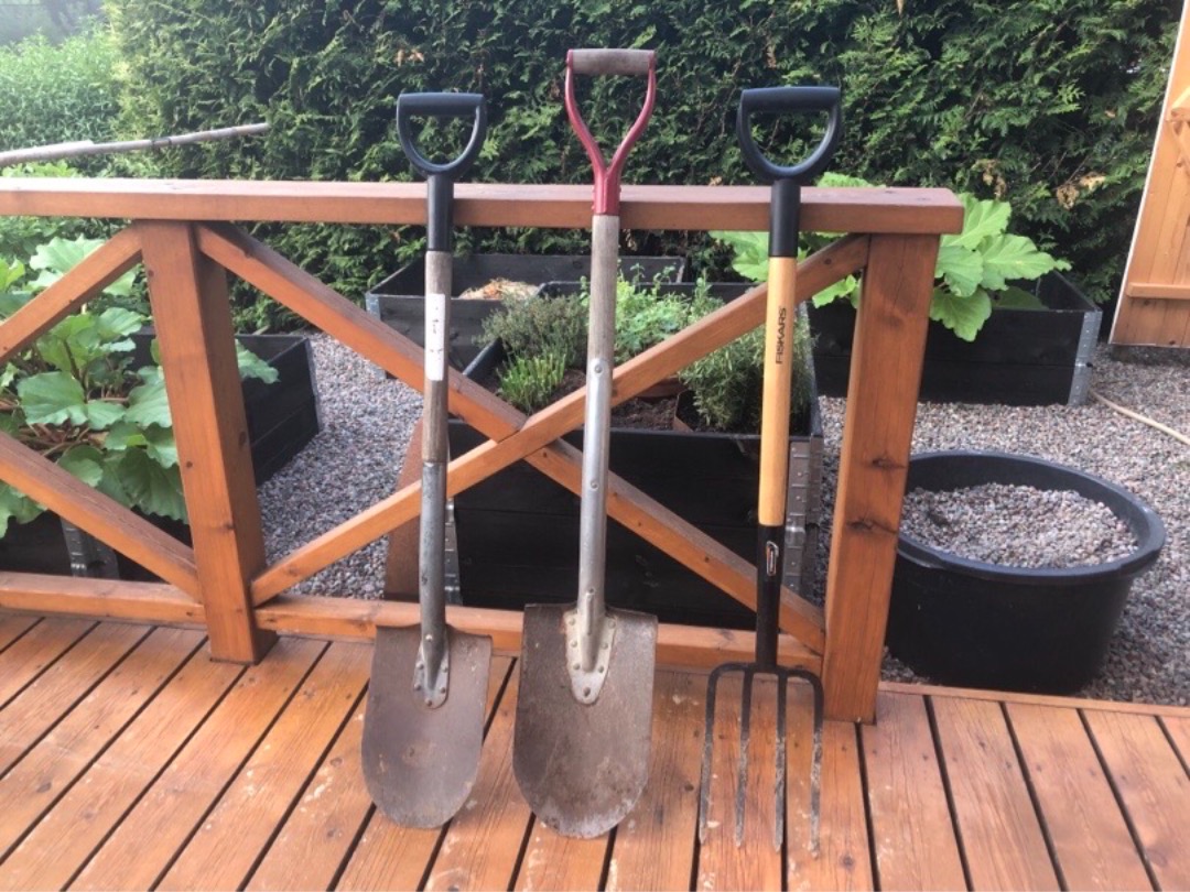 En helt vanlig trädgårdsspade
