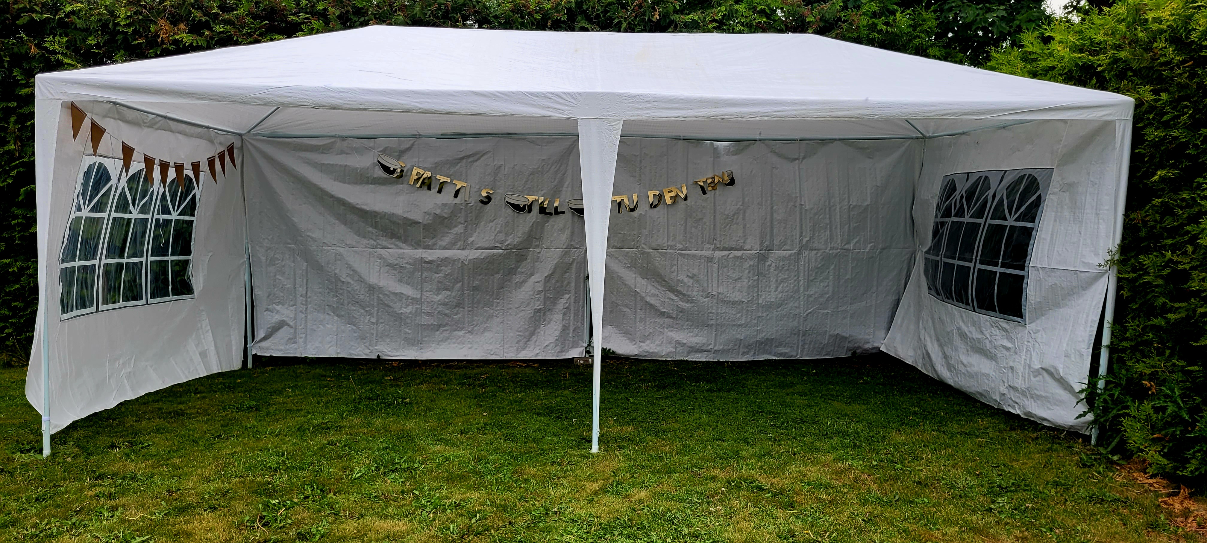 Partytält 6x3 meter