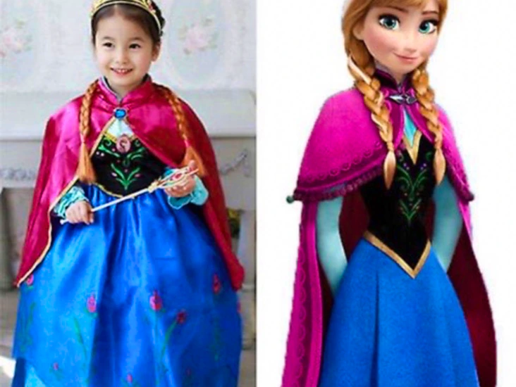 Maskeraddräkt frost anna