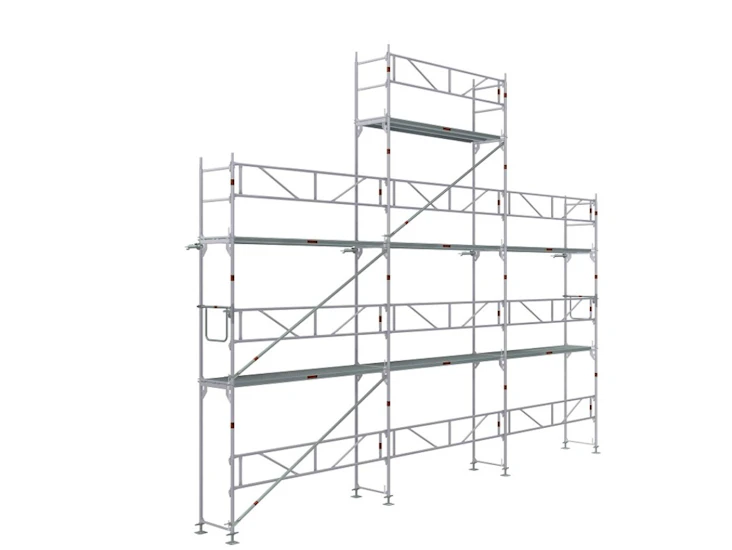 Alu-ställning gavel 9*6m+topp eller 12*6m