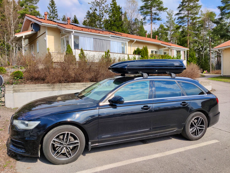 Audi line 800 suksiboksi, erilaisia telineitä