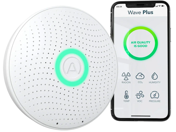 Radonmåler airthings wave plus