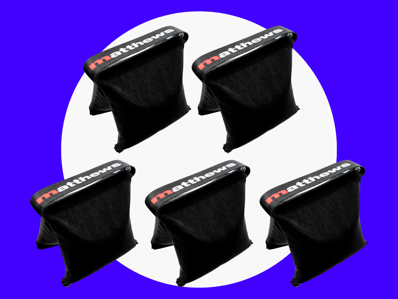 5 x matthews cordura sandbags 6.8kg
