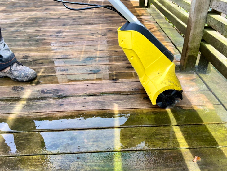 Kärcher tralltvätt med roterande borstar