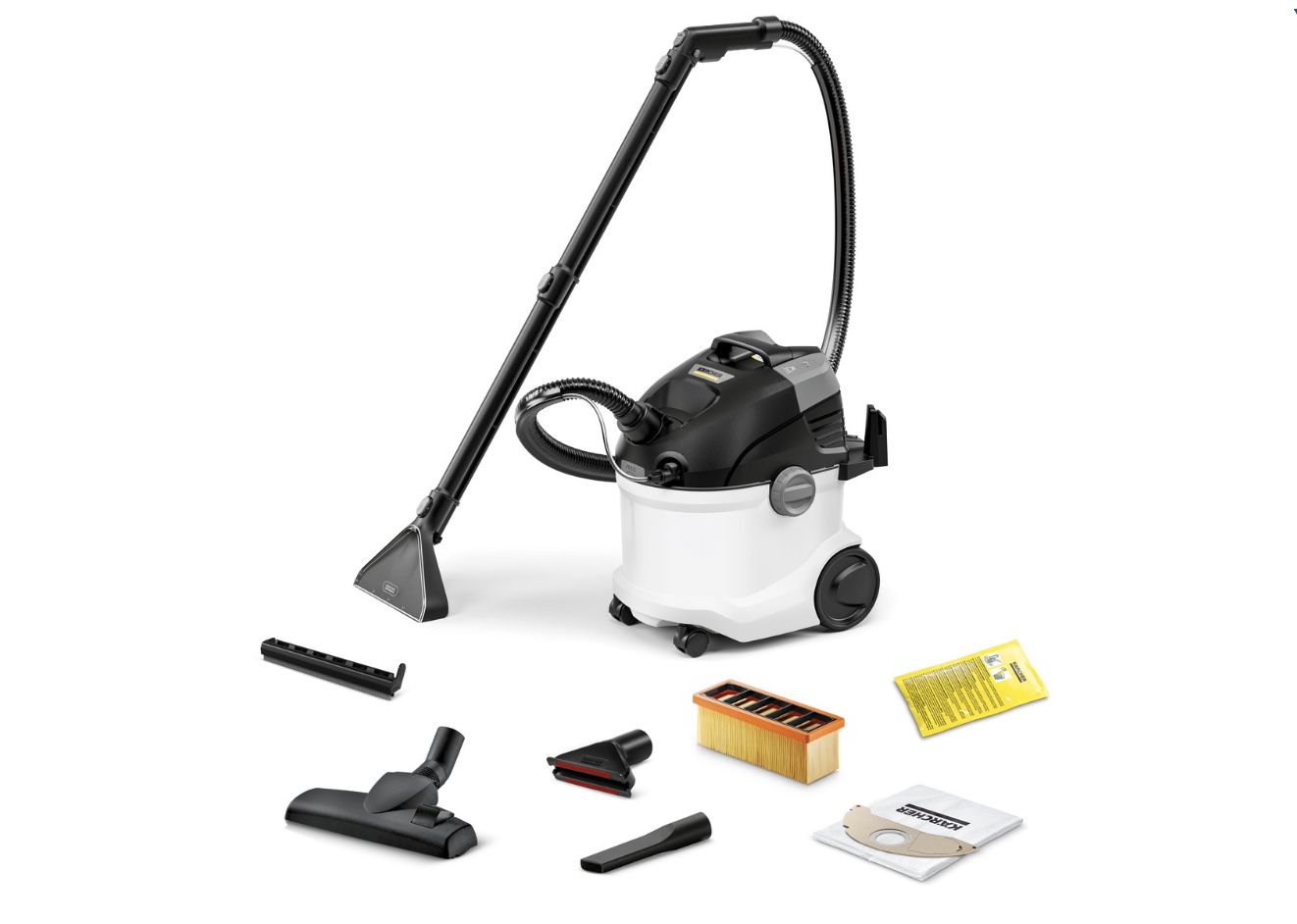 Kärcher se 5 textilvårdsmaskin – ge din bil eller dina möbler nytt liv!