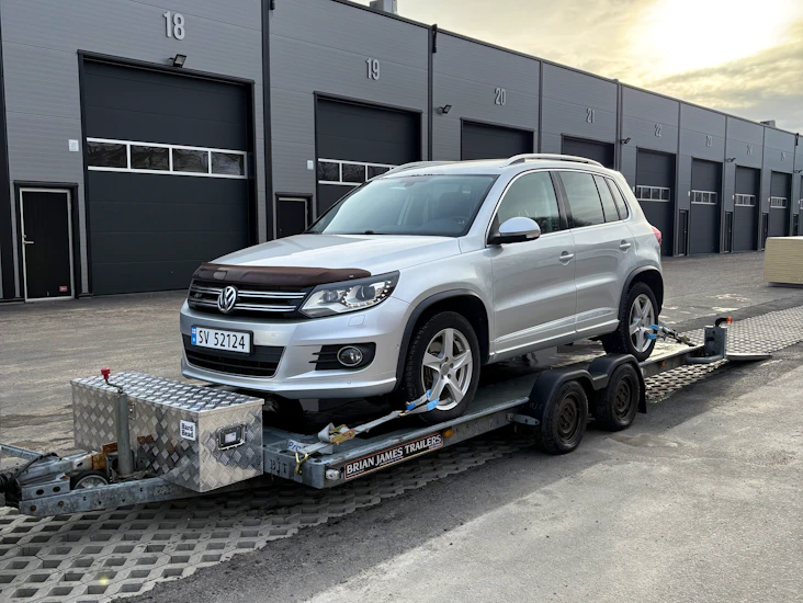 Brian james biltransport henger leies ut.