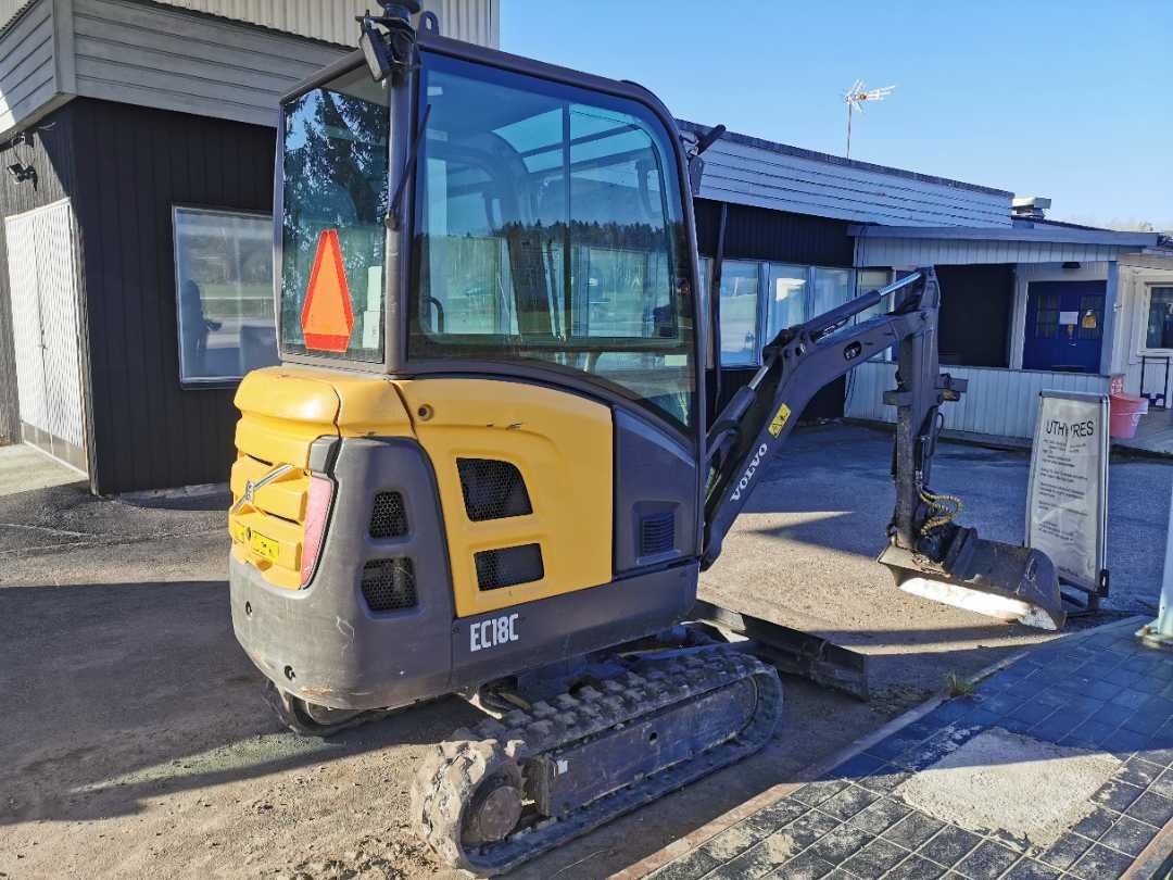 Minigrävare volvo ec18c 1,8 ton
