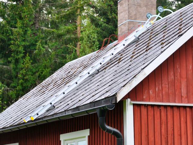 Underhållstege tak wibe