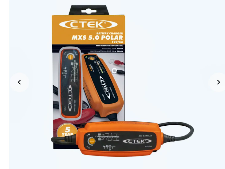12v ctek mxs5.0 polar 5a laddare 1.2-110ah