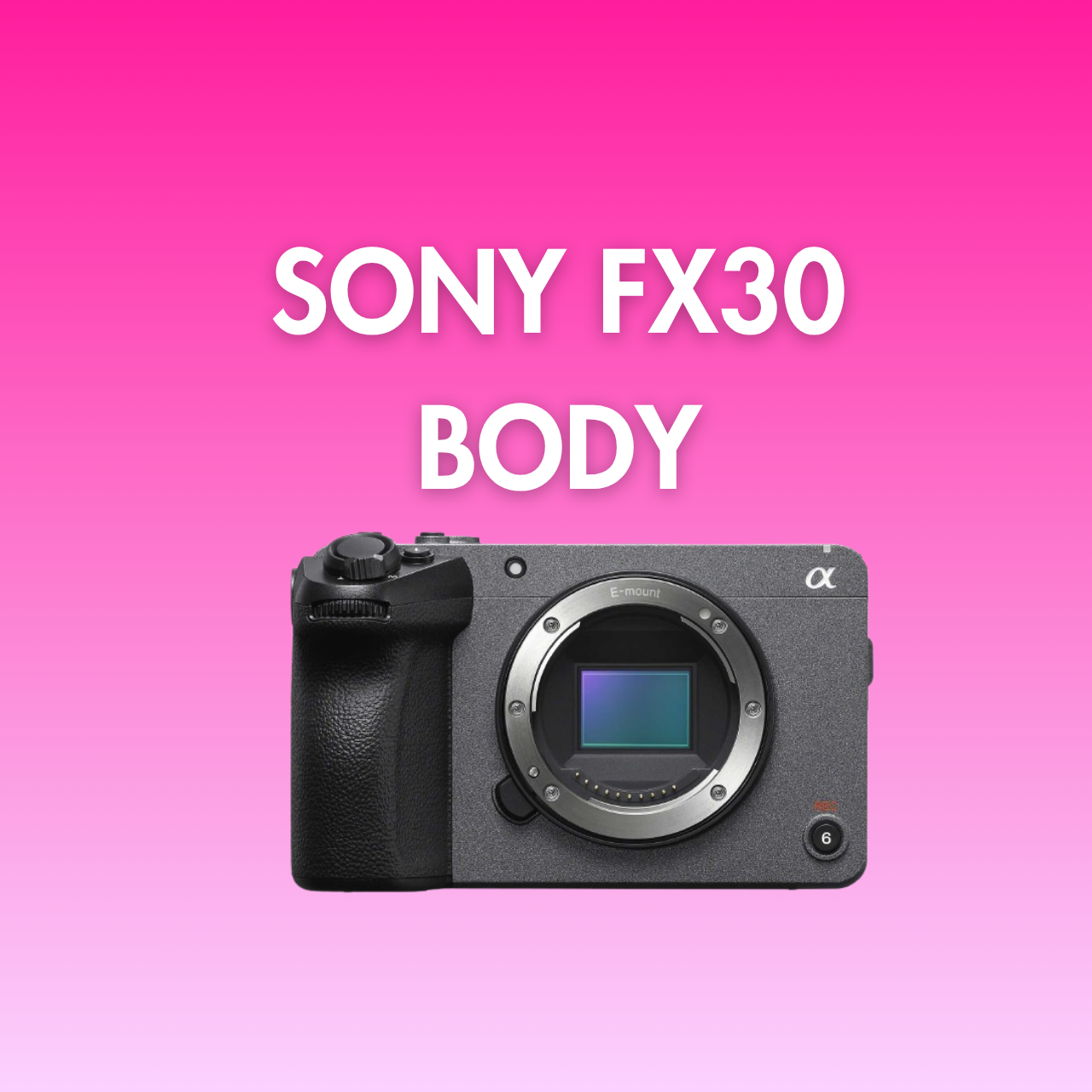 Sony fx30 body