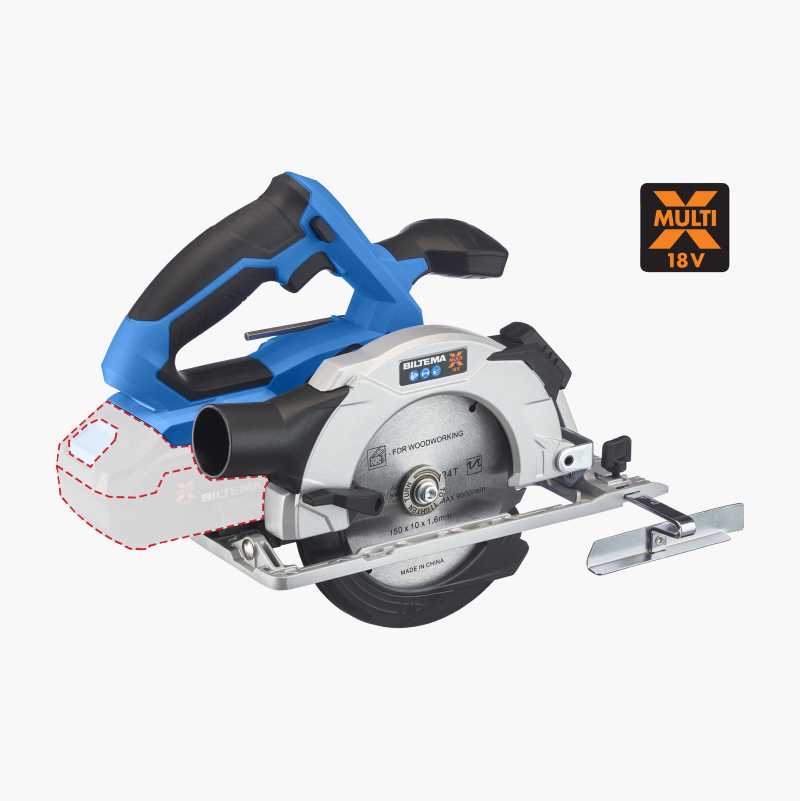 Batteridrevet sirkelsag biltema 18v