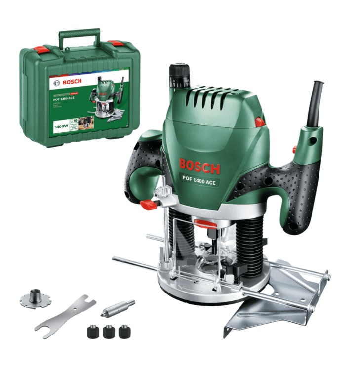 Bosch pof1400ace handöverfräs 1400 w