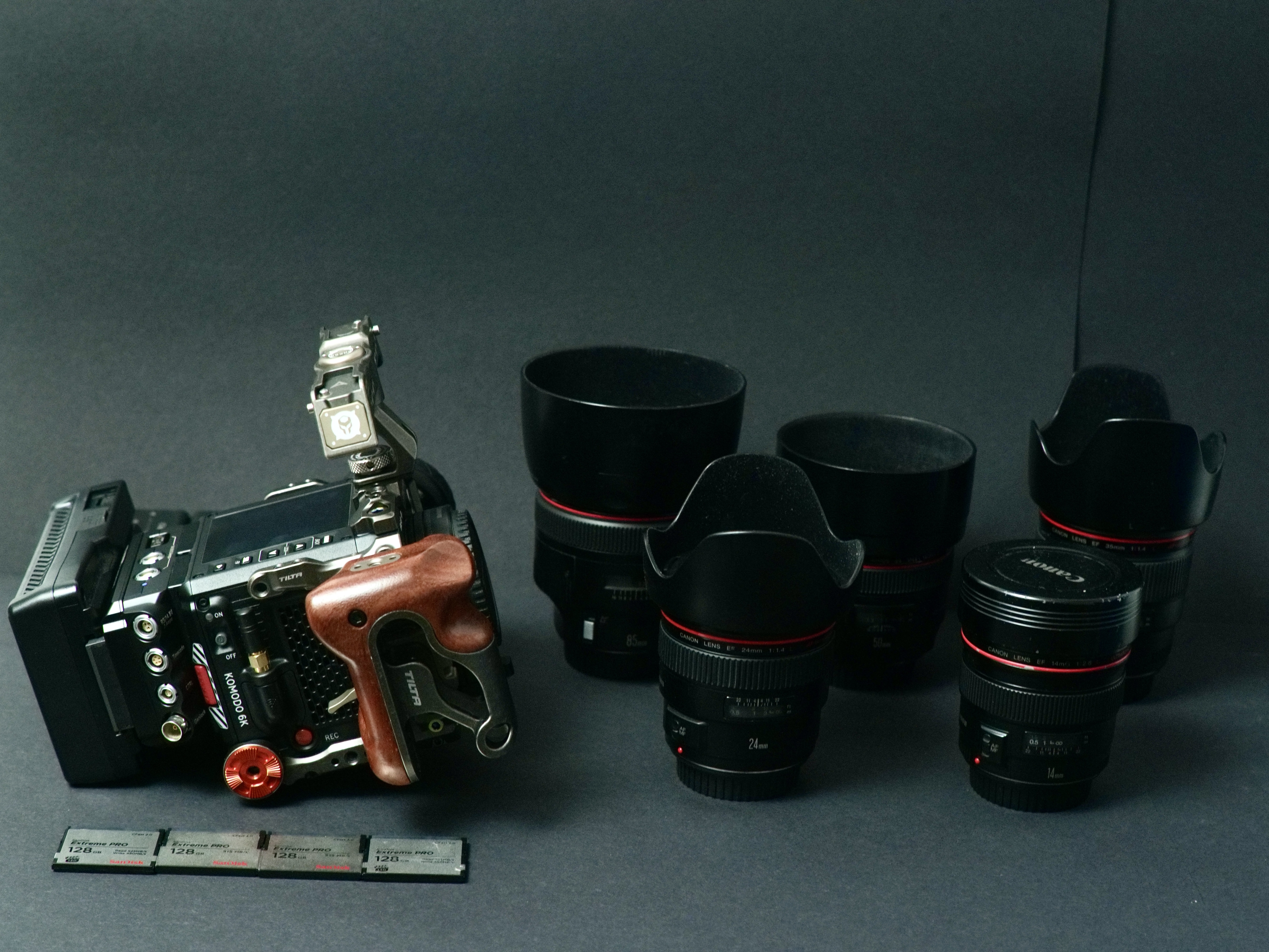 Red komodo 6k raw camer - interview package