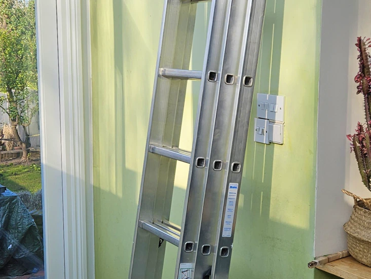 Giant ladder - krause corda 3x 9 rung combination ladder with stair function