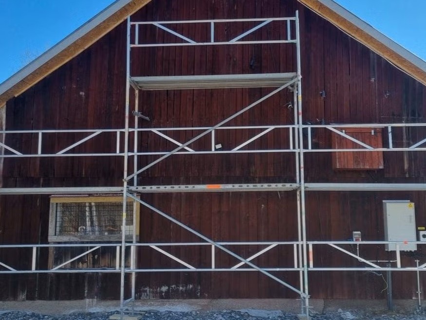 Ramställning aluminium gavelpaket +