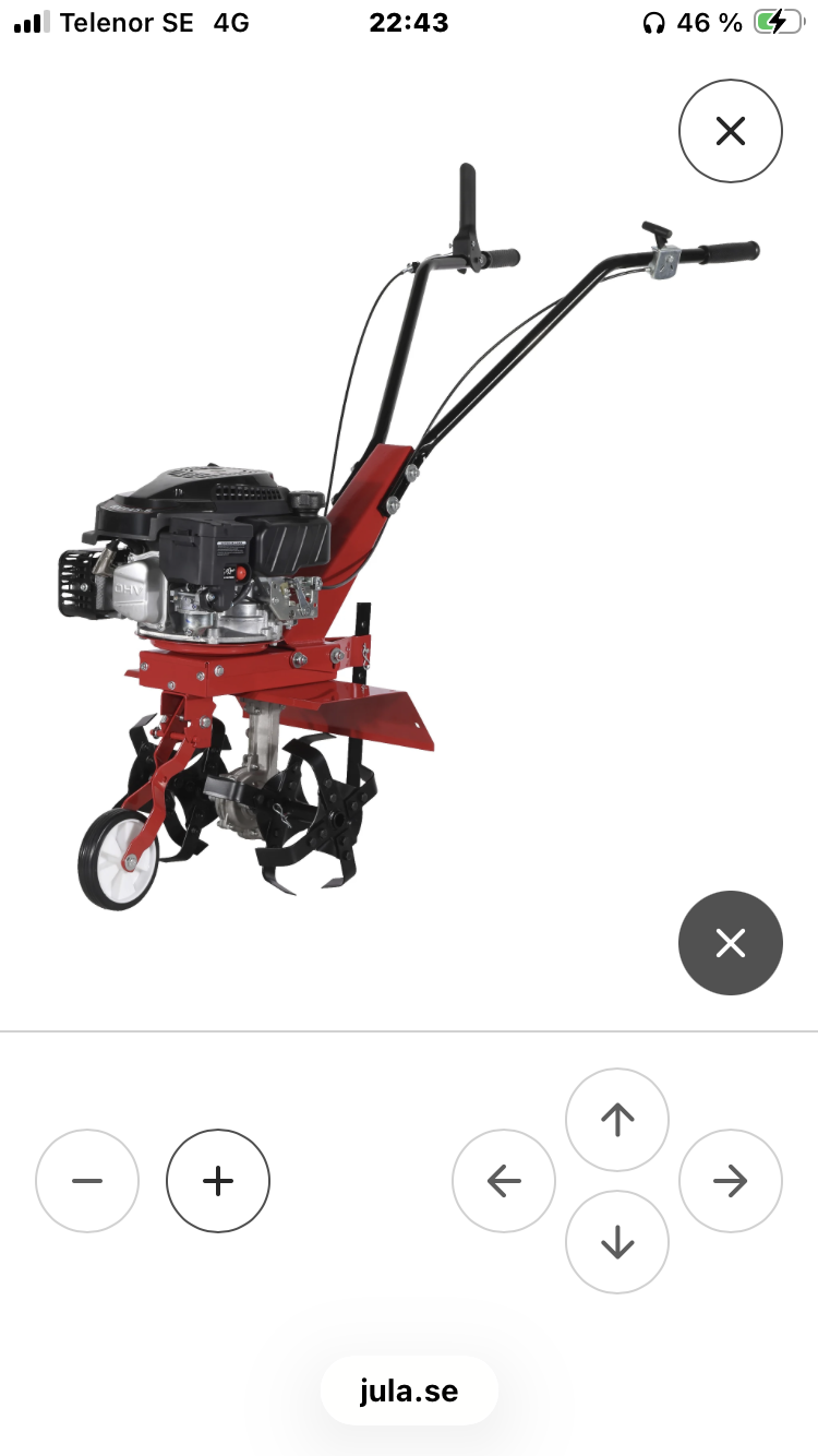 Jordfräs 2,5 kw 40 cm