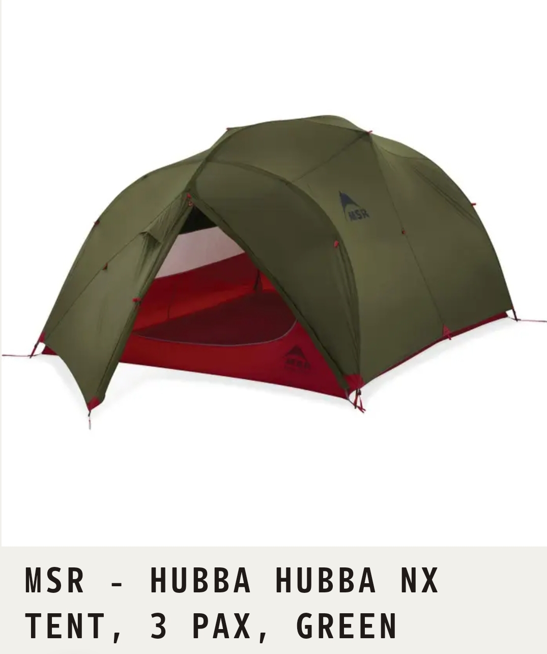 Lett telt - 2 til 3 personer 