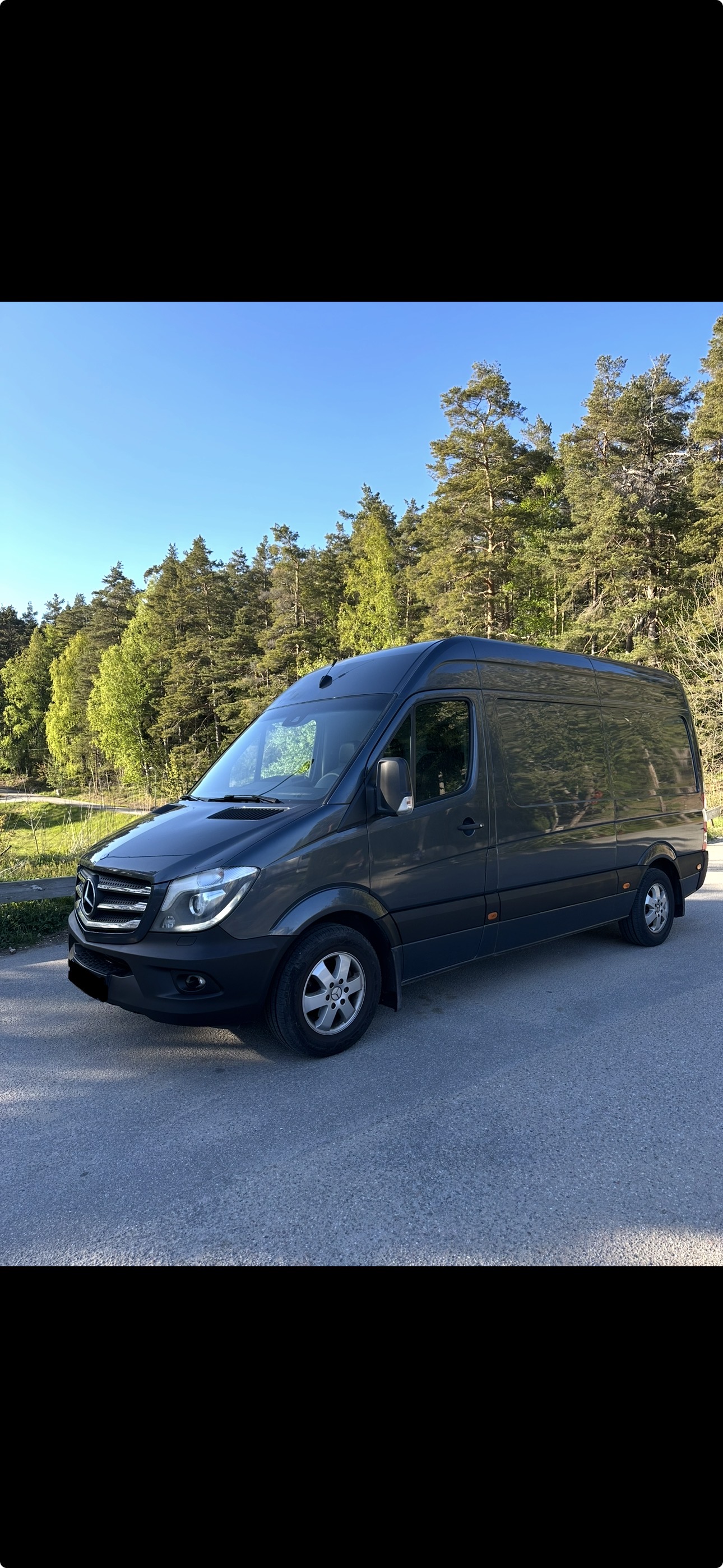 Mb sprinter lätt lastbil/skåpbil automat 