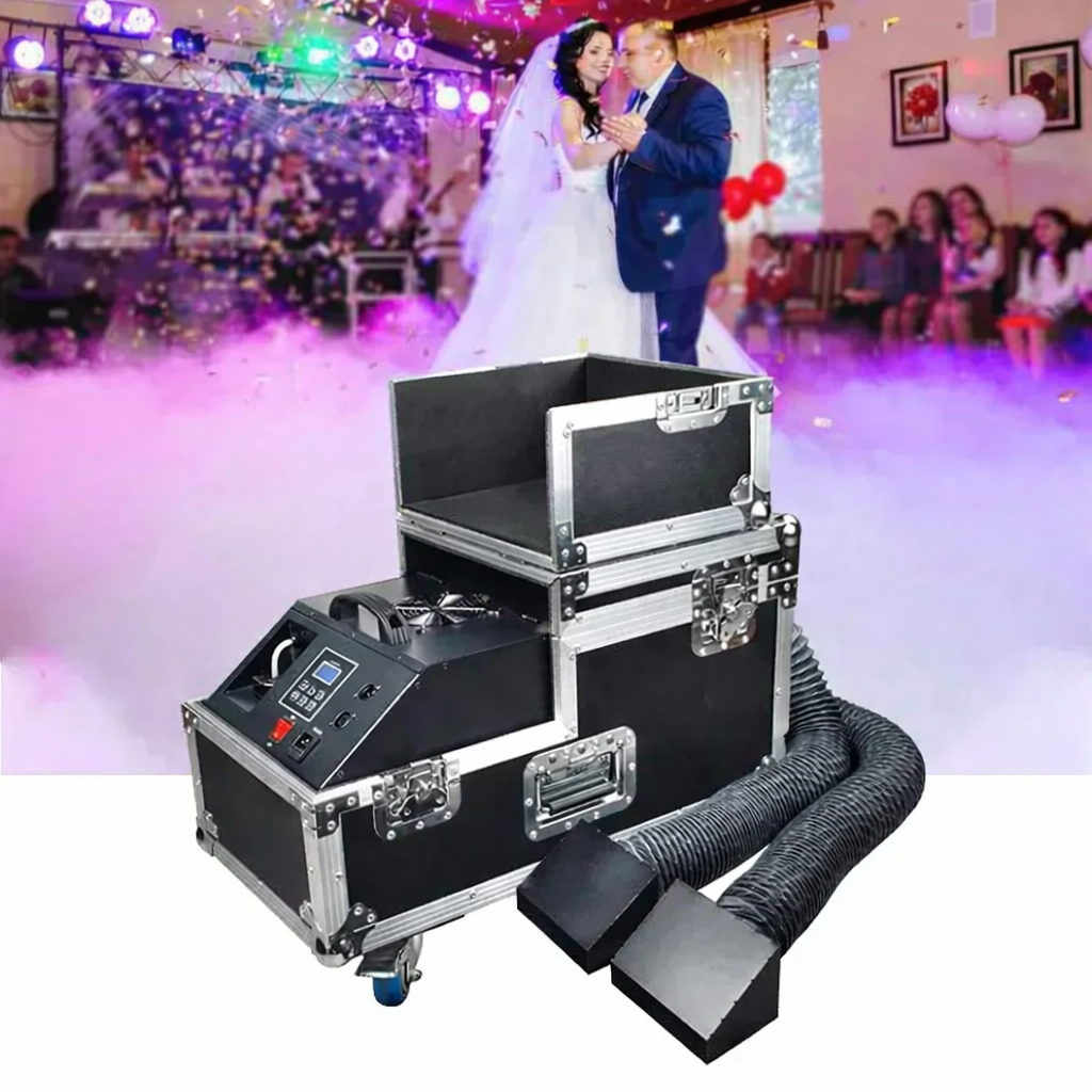 Low fog machine water solution