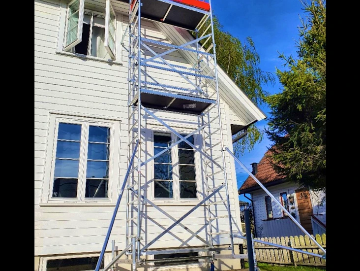 Stillas 7,2 meter til utleie / kan levere og hente