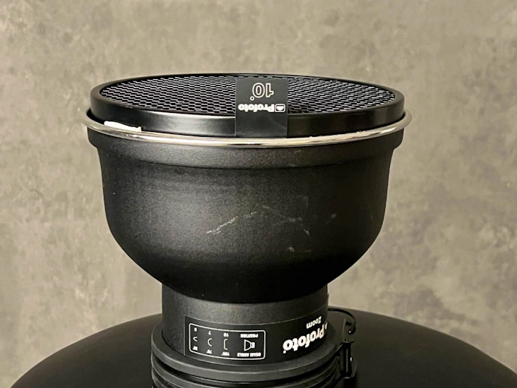Zoom reflector med 10 grader grid