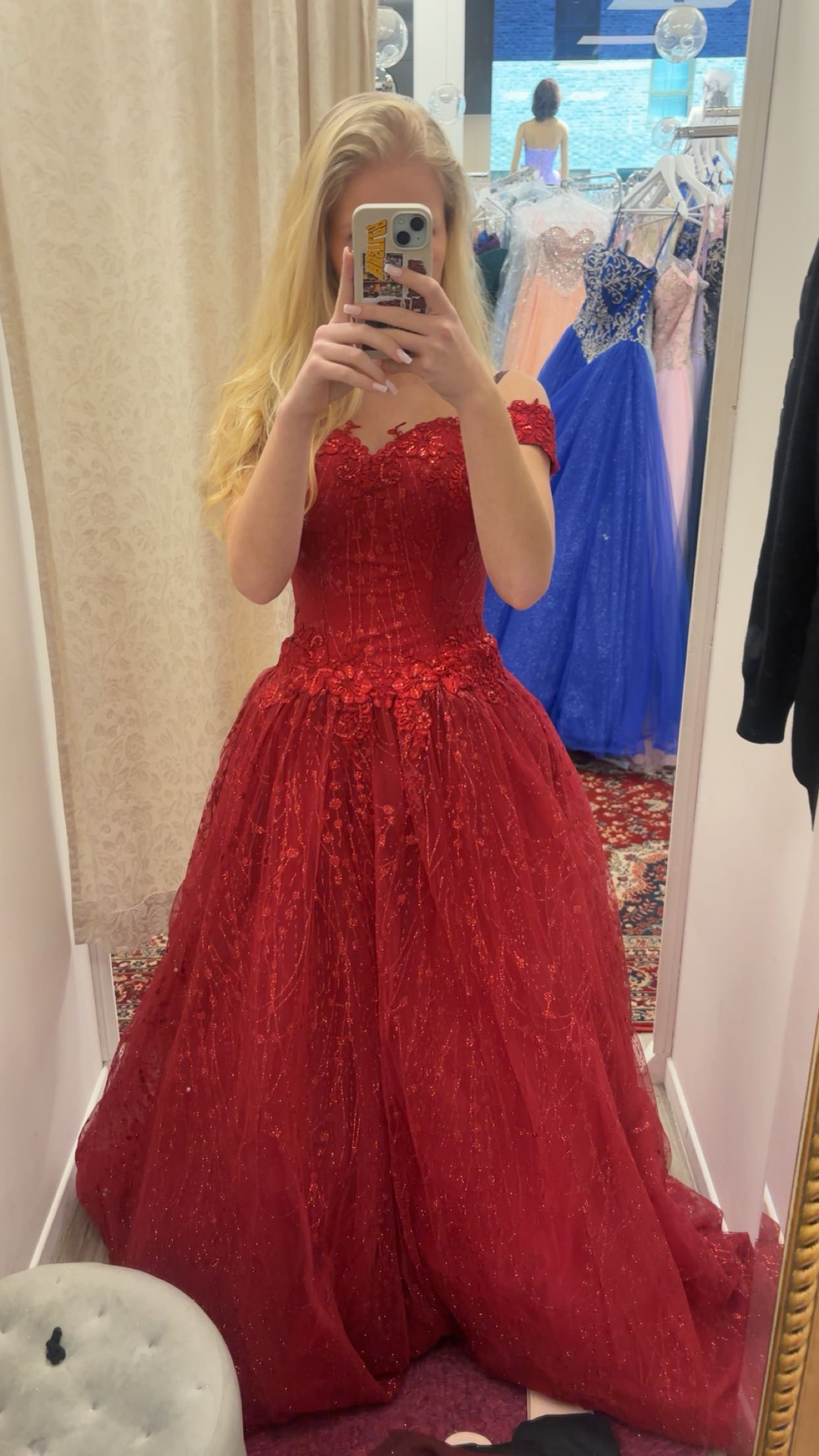 Rød alexandra ritzi kjole❤️