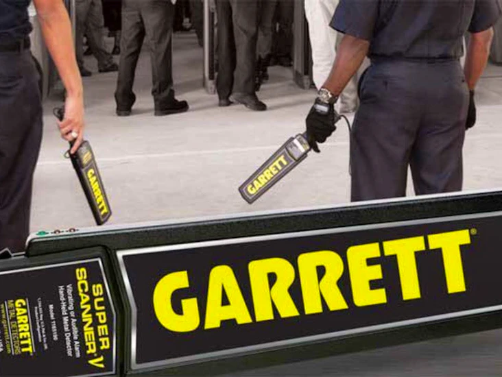 Proffs metalldetektor för säkerhetskontroller