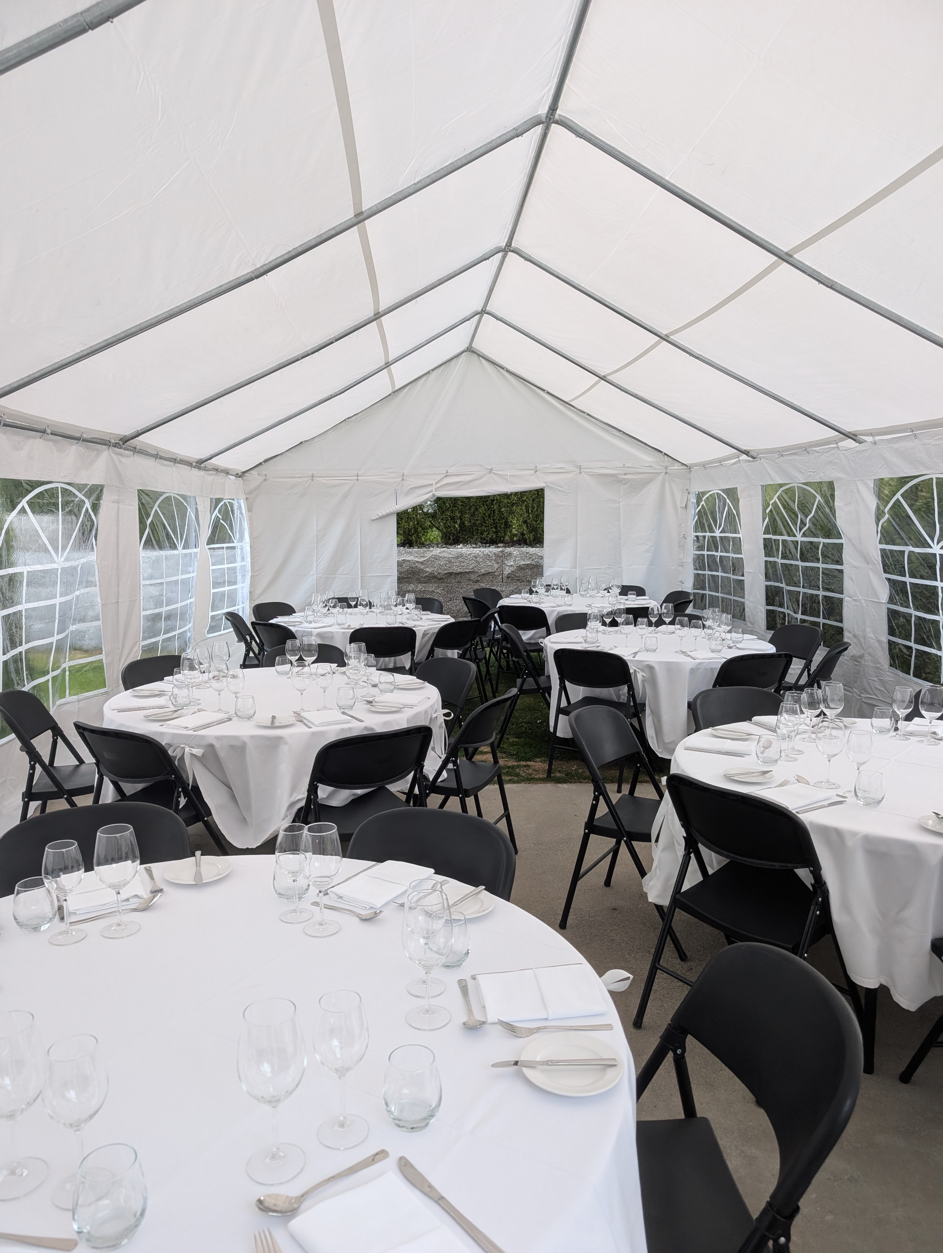 Robust premium partytelt (5x10m)