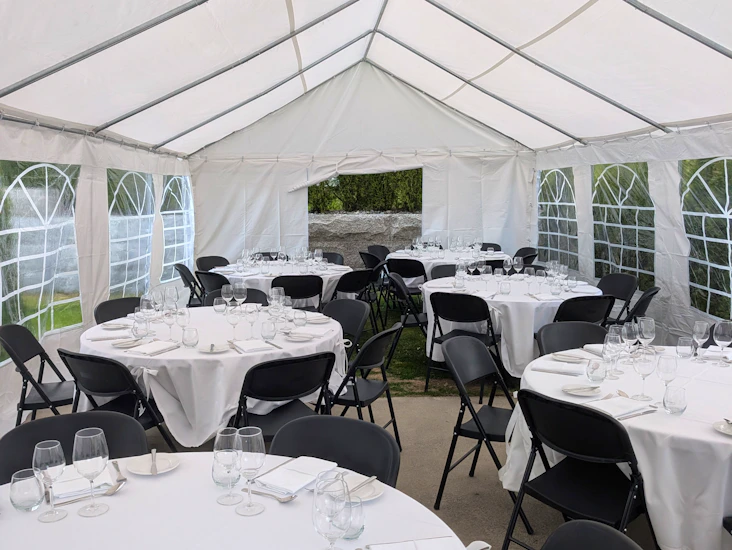 Robust premium partytelt (5x10m)