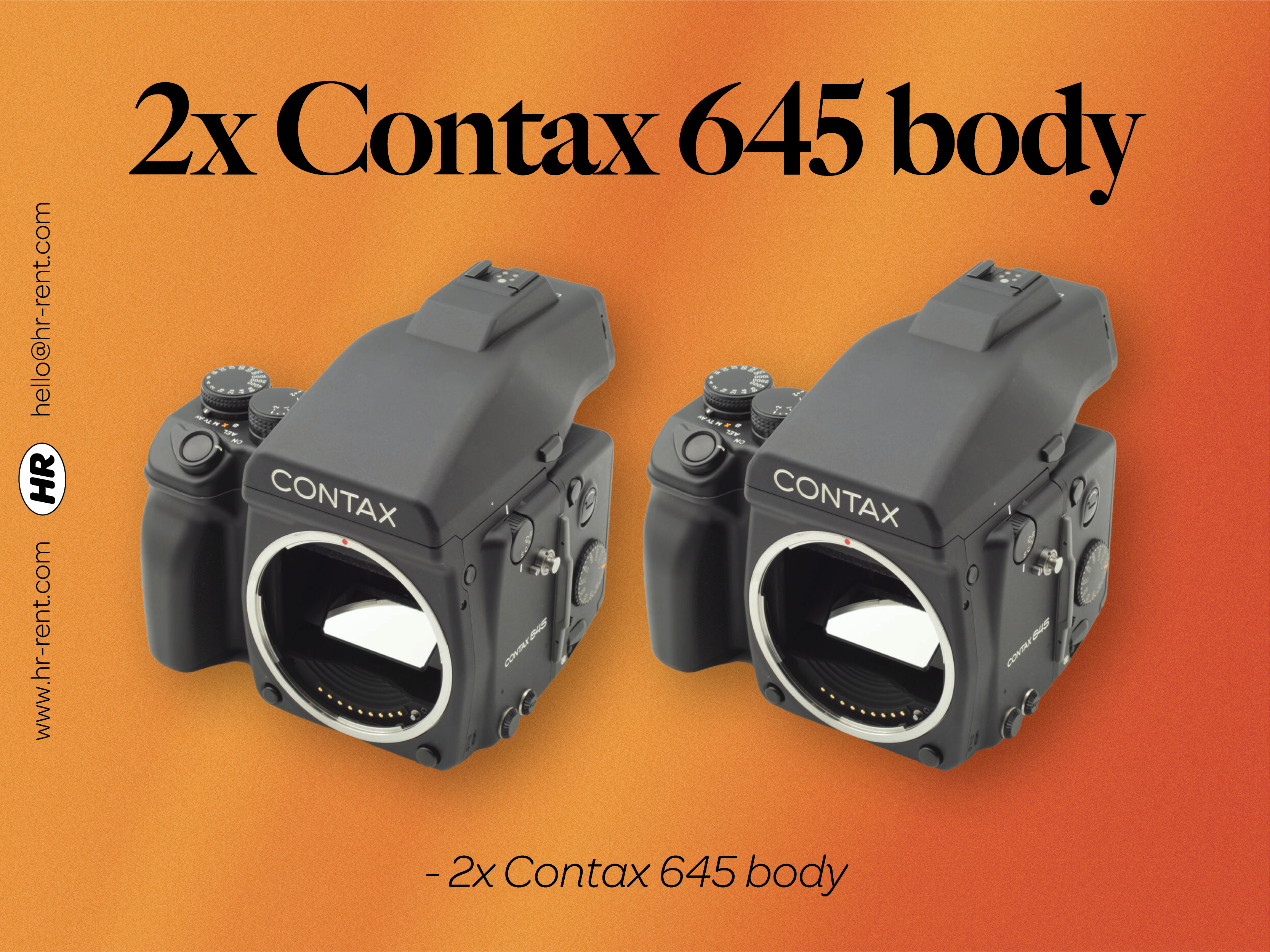 2x contax 645 body
