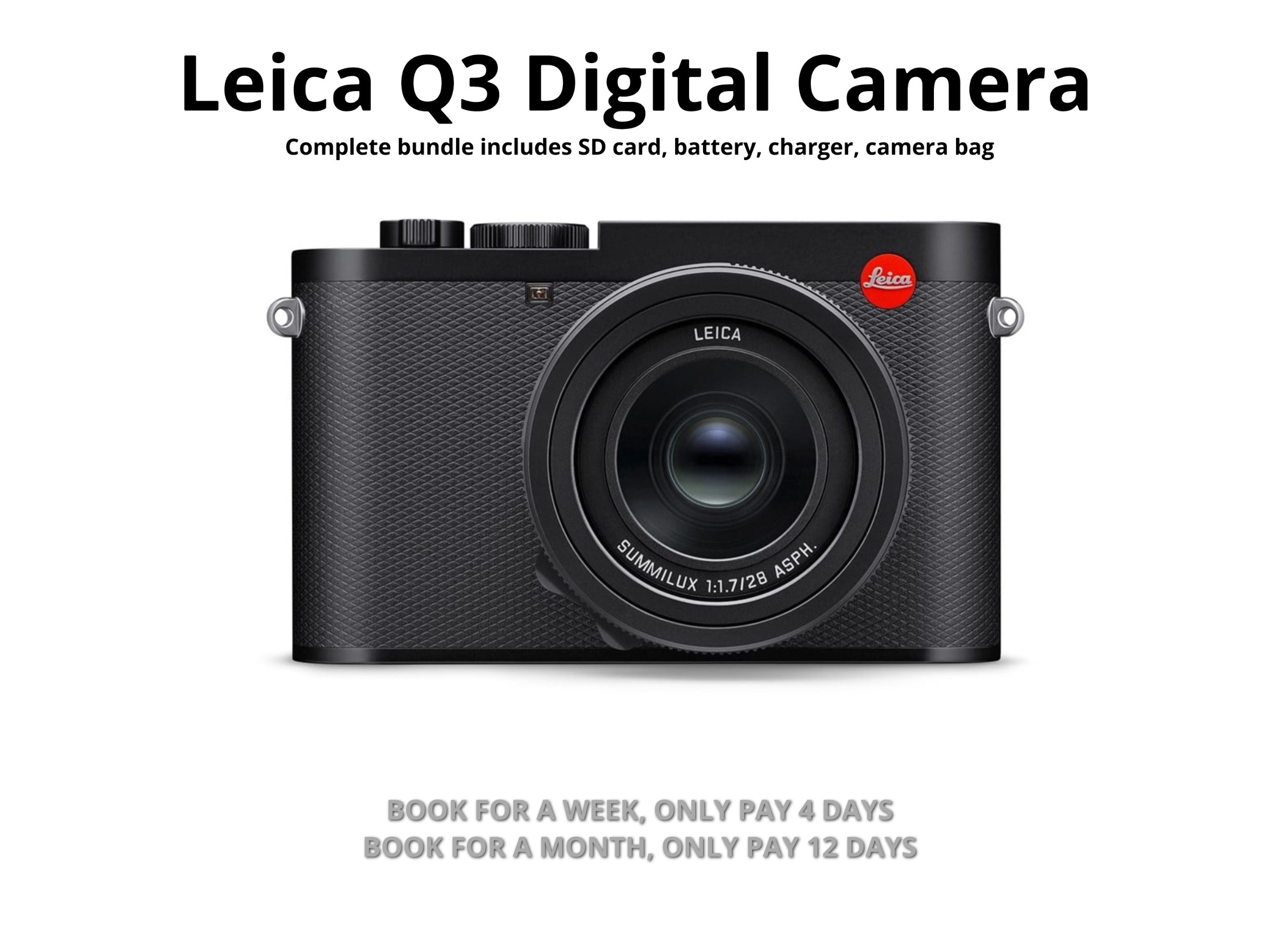 Leica q3 bundle