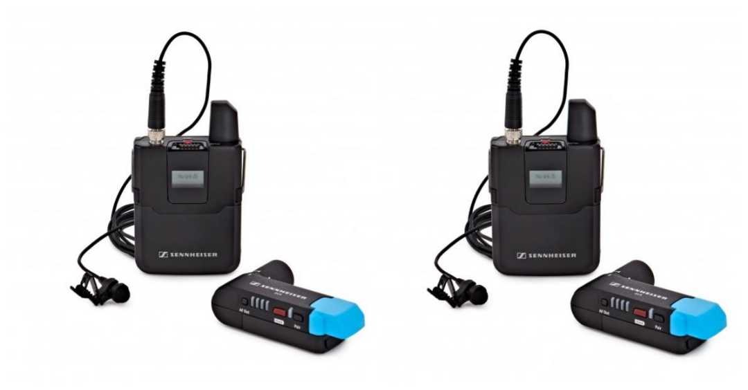 2stk sett sennheiser avx trådløse mygger.