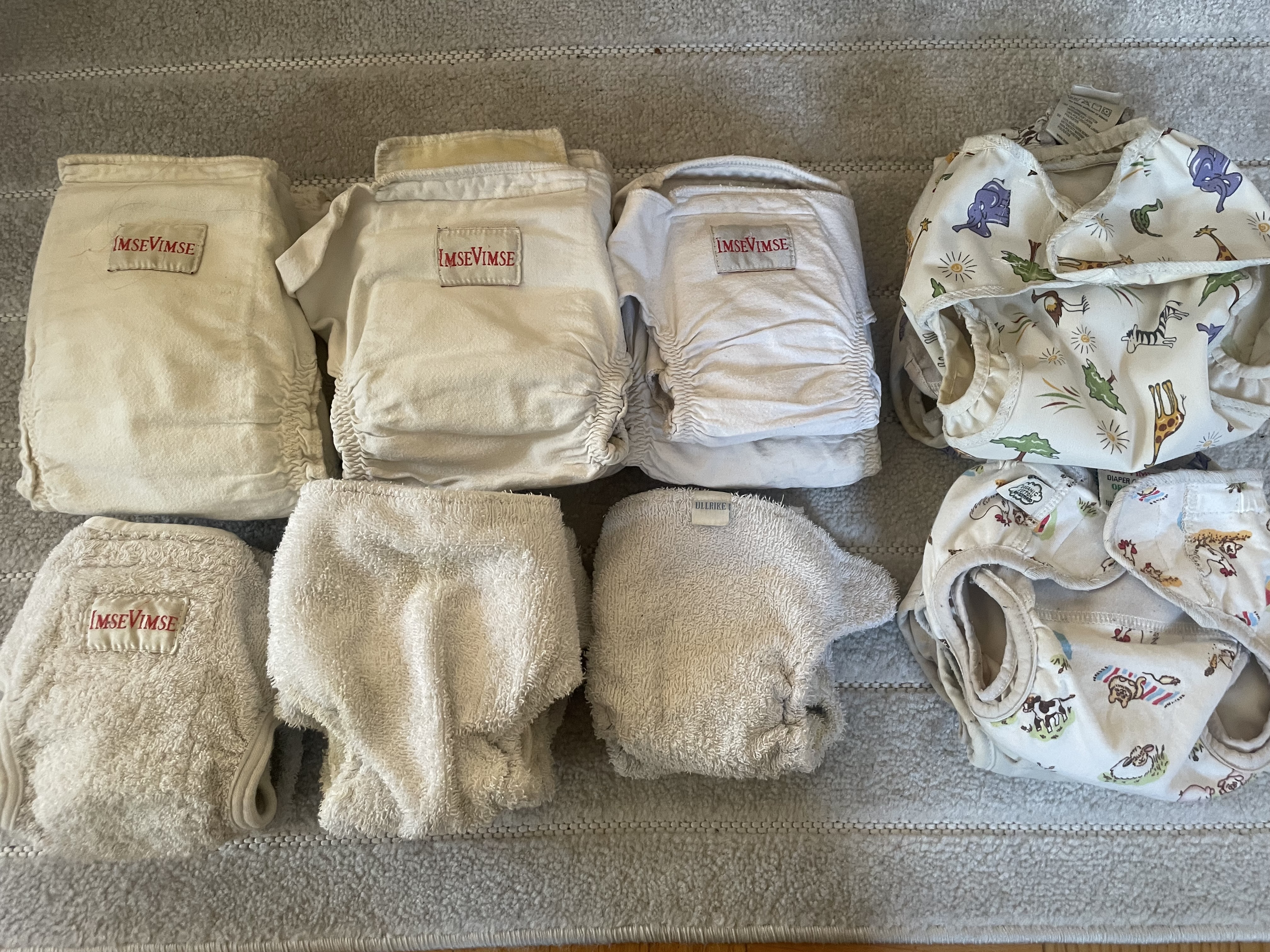 Paket med tygblöjor 3-6 kg