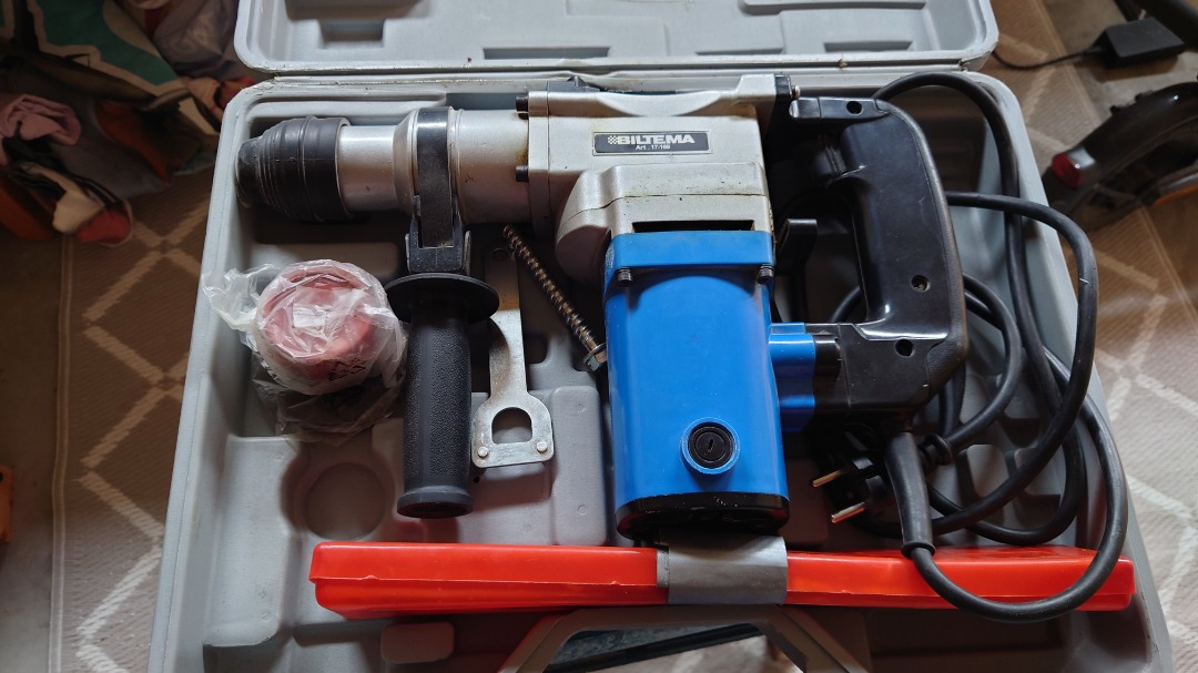 Borrhammare med tillbehör