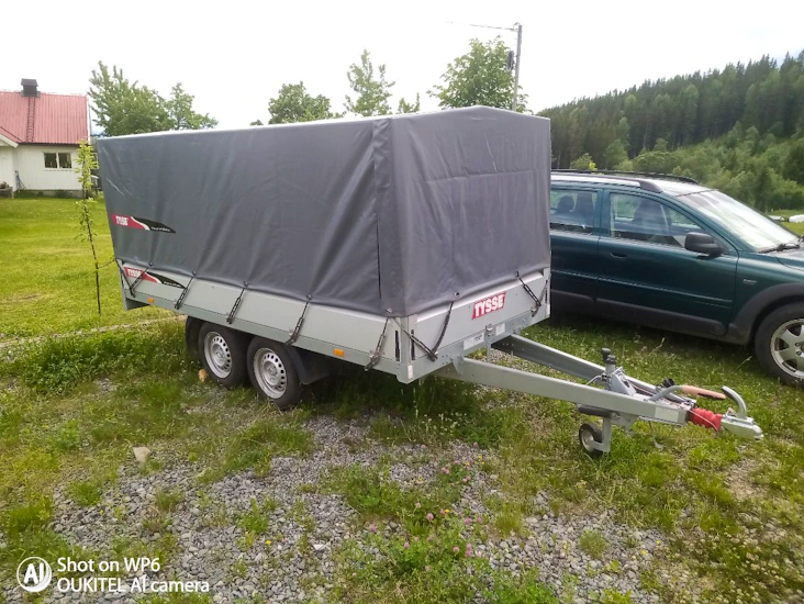 Tysse tilhenger 2000kg med eller uten karmer