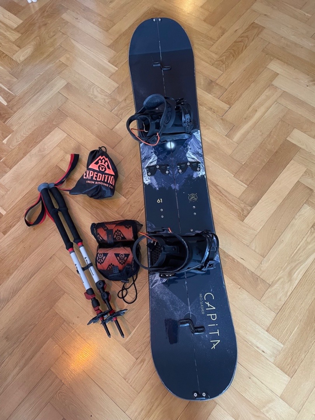 Komplett splitboard utrustning 