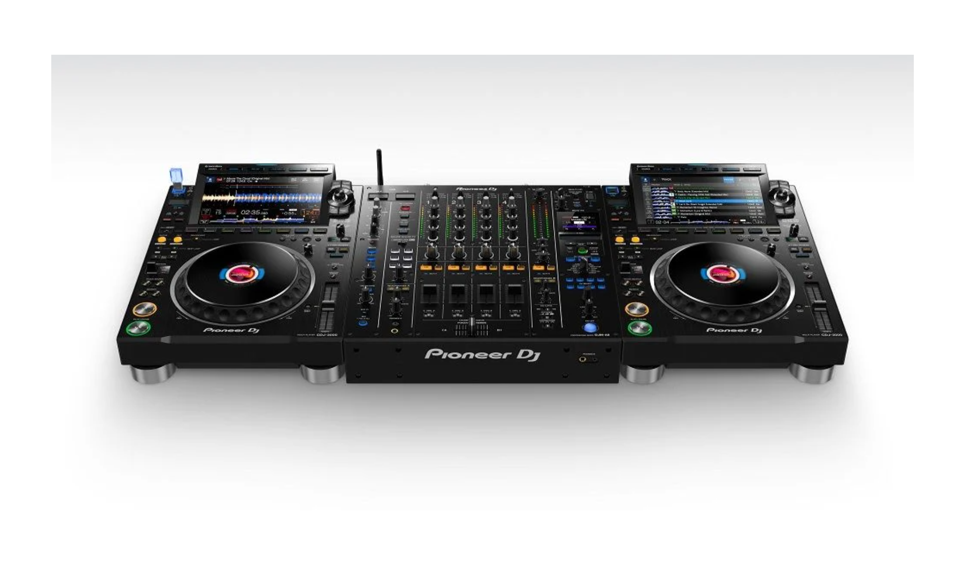 Pioneer dj 2 x cdj-3000 + djm-a9 package