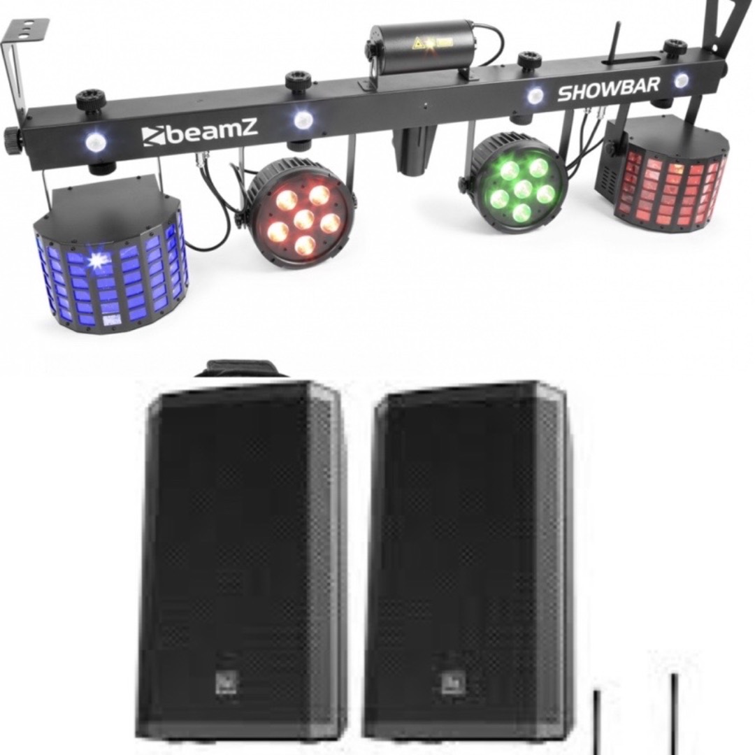 Hemmafest 🥳🕺😎 ljud & ljus 2000 watt