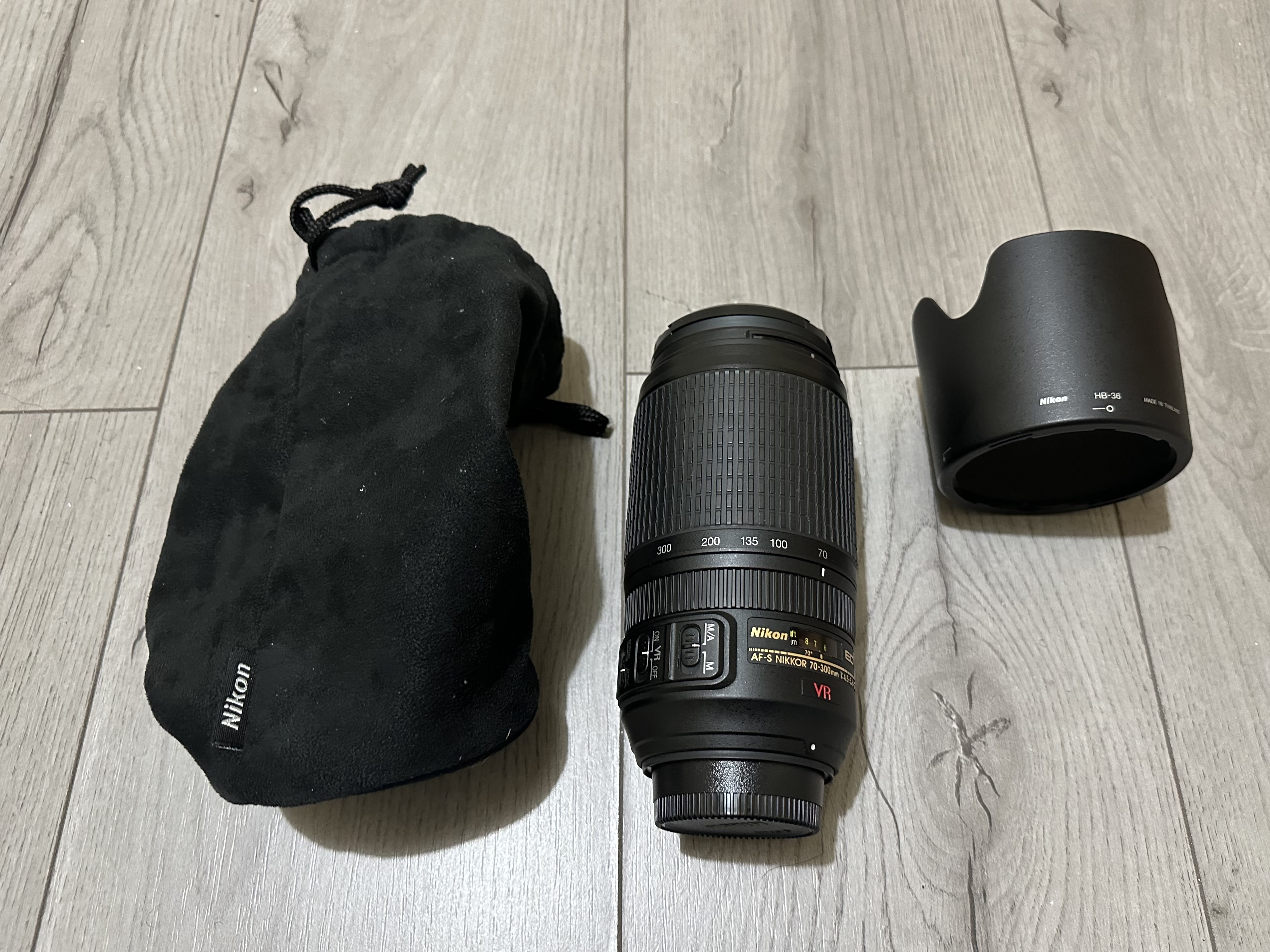 Nikon af-s nikkor 70-300mm f4.5-5.6 g ed dx vr