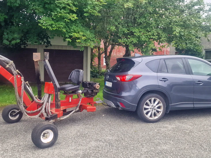 Gravemaskin aggregat