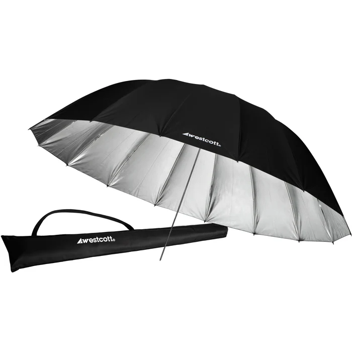 Westcott 7 foot silver parabolic umbrella
