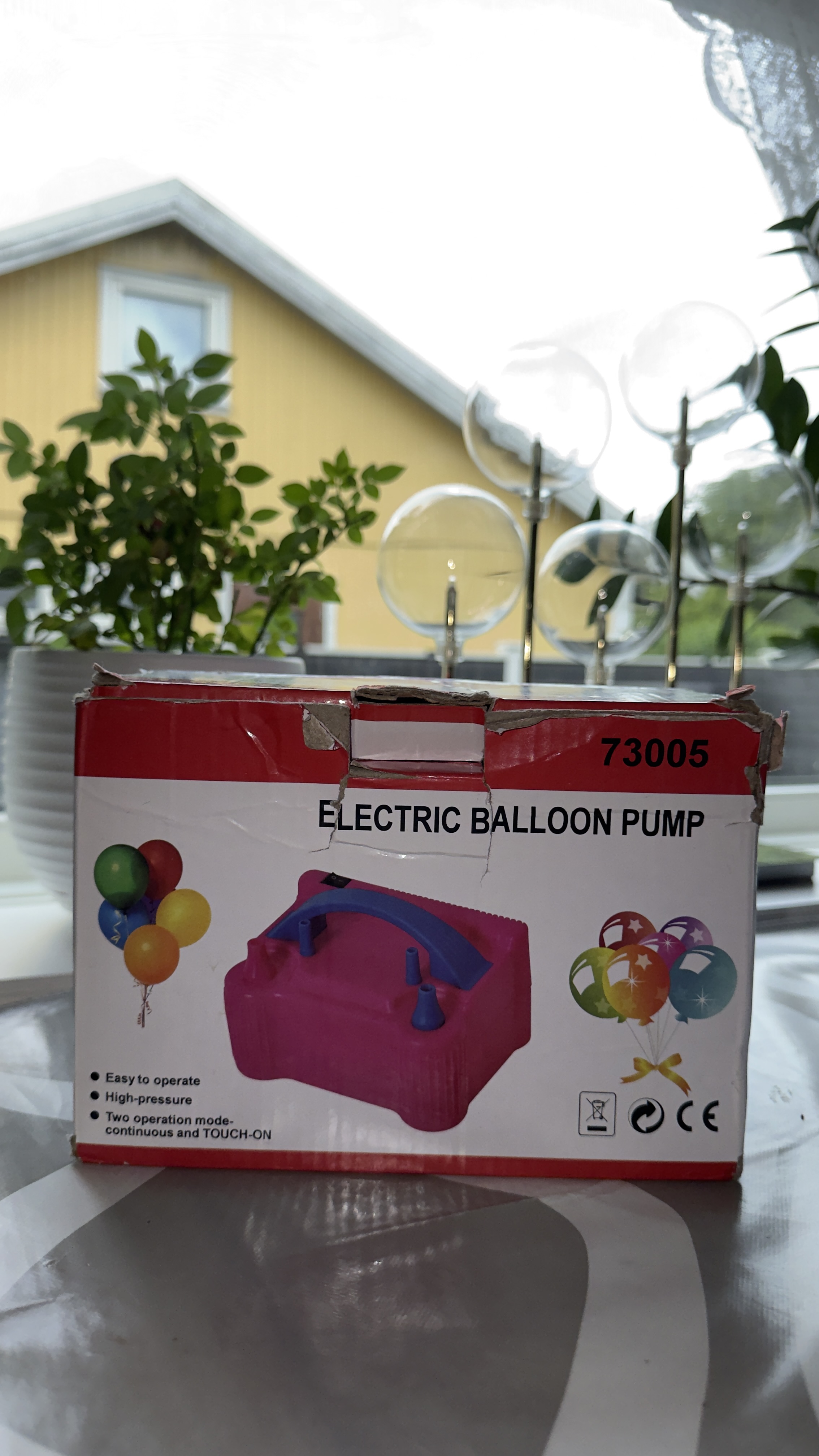 Elektrisk ballong pump 