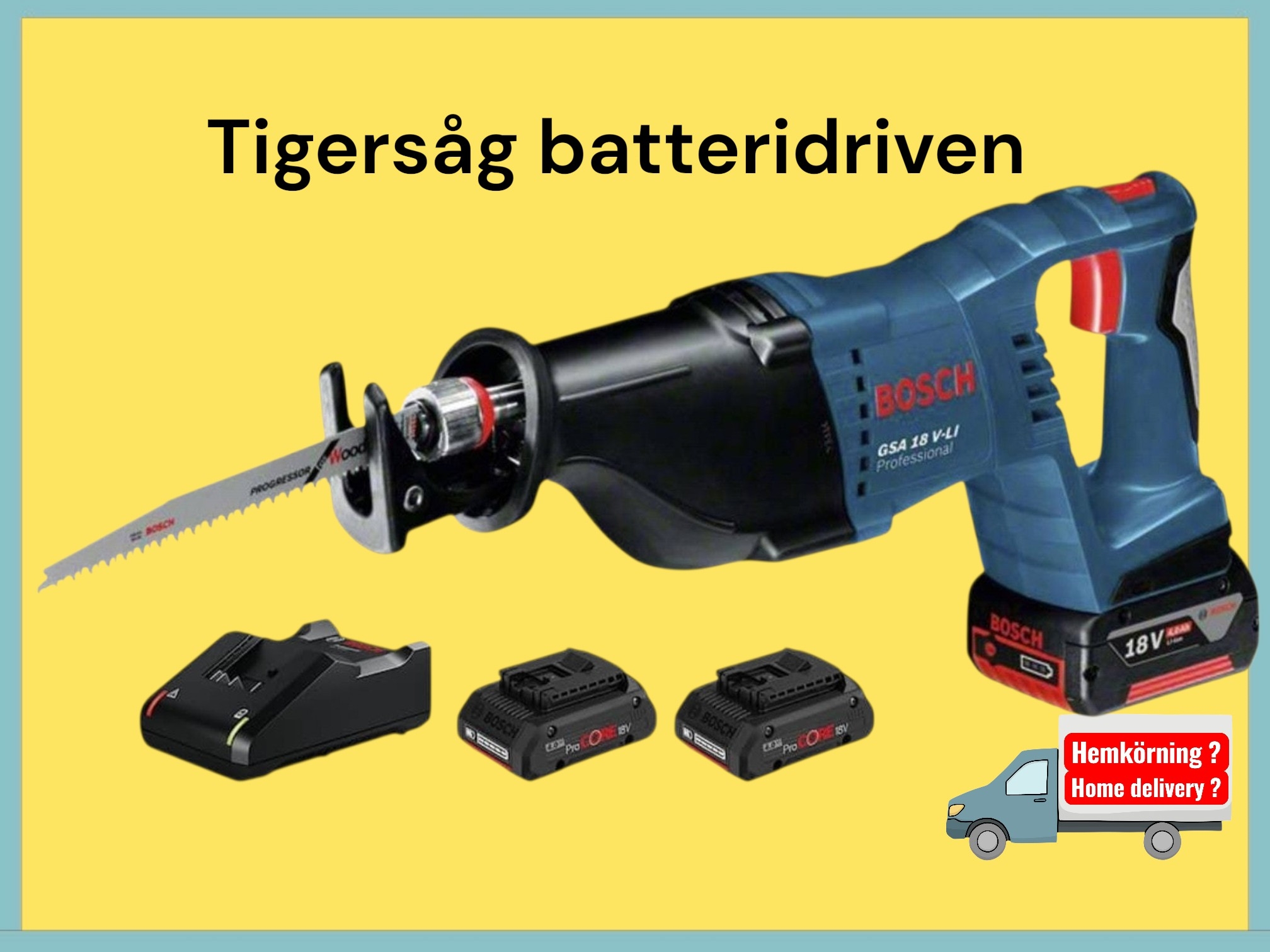 Tigersåg batteridriven 18v bosch