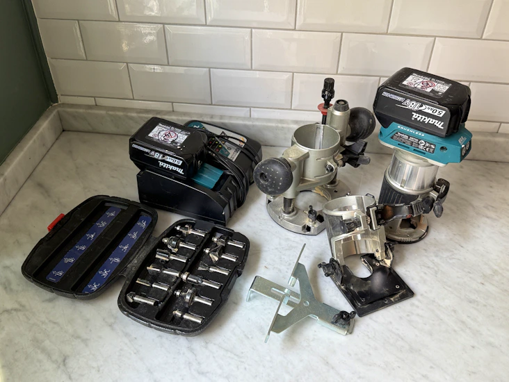 Makita 18v handöverfräs