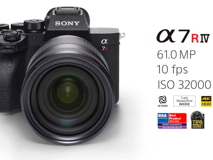 Sony a7r iv inkl valfritt objektiv 61mp full-frame