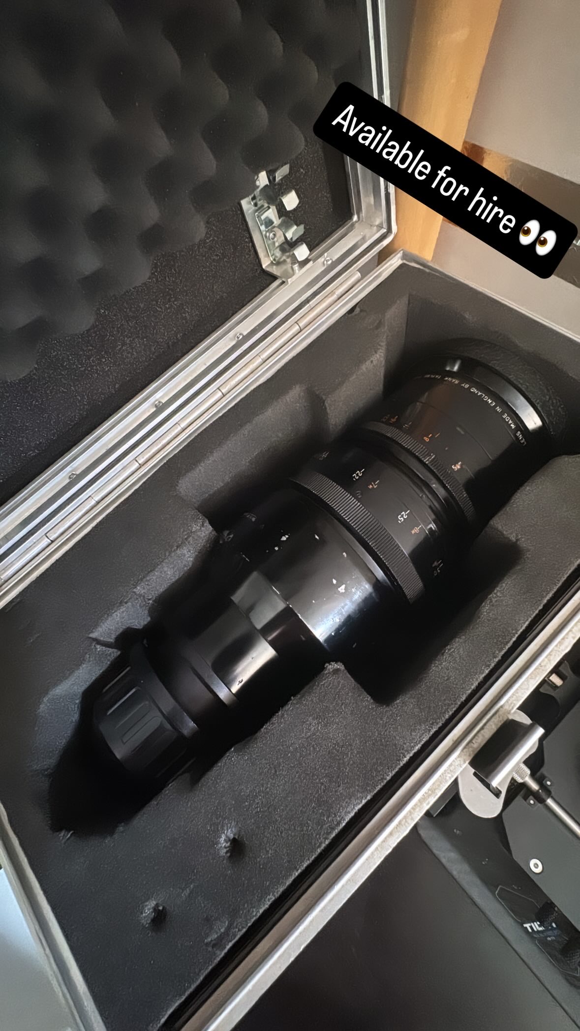 Vintage cooke 317mm telepanchro telephoto lens pl