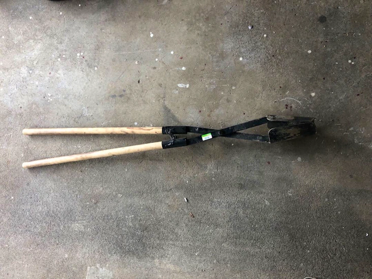 Grävsax, plint spade