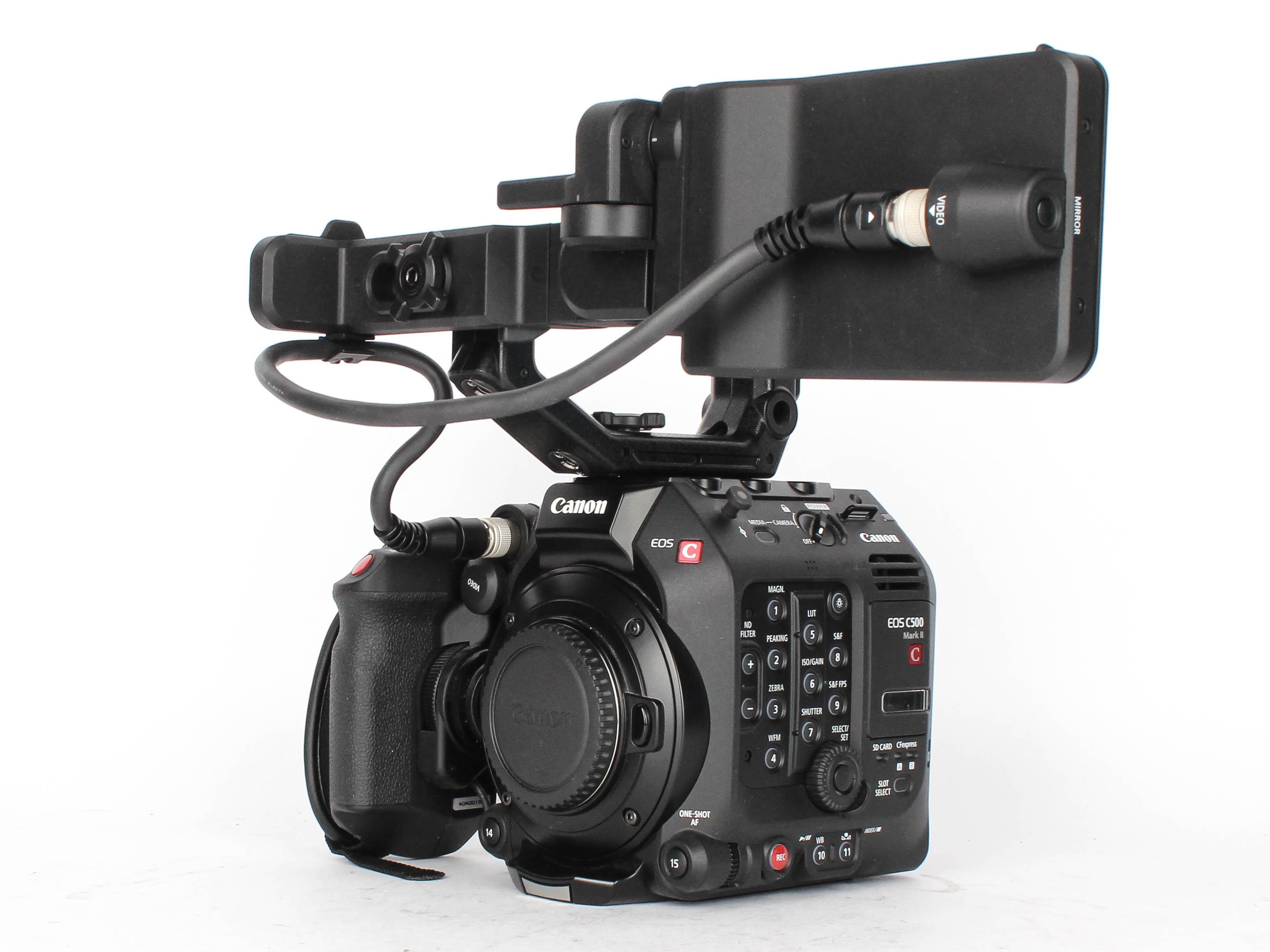 Canon c500 mk ii digital cinema camera full frame ef/pl mount 512gb cf 24-70mm l